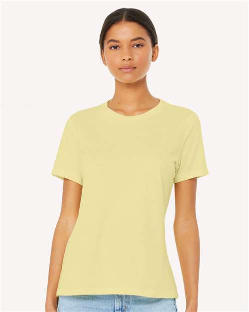 BELLA + CANVAS - Women’s Relaxed Fit Heather CVC Tee - 6400CVC