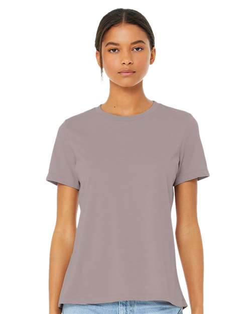 BELLA + CANVAS 6400CVC Women’s Relaxed Fit Heather CVC Tee