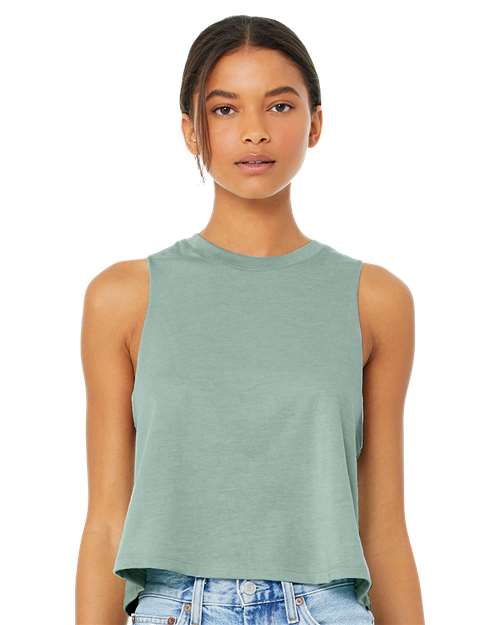 BELLA + CANVAS - Women's Racerback Crop Tank - 6682