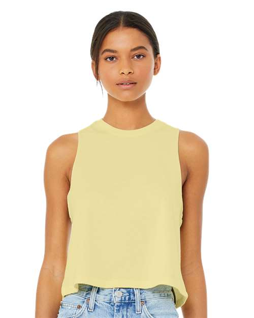 BELLA + CANVAS - Women's Racerback Crop Tank - 6682