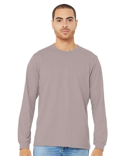 BELLA + CANVAS - Heather CVC Long Sleeve Tee - 3501CVC