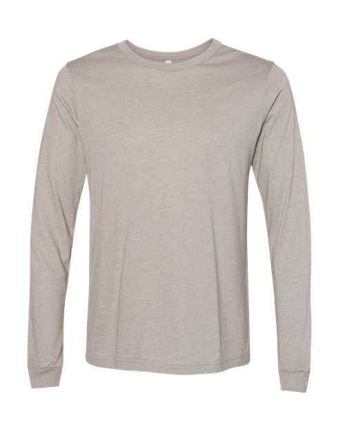 BELLA + CANVAS - Heather CVC Long Sleeve Tee - 3501CVC