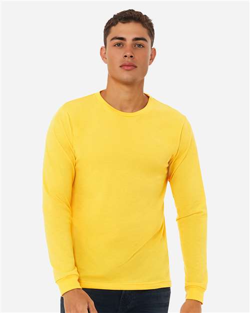 BELLA + CANVAS 3501CVC Heather CVC Long Sleeve Tee