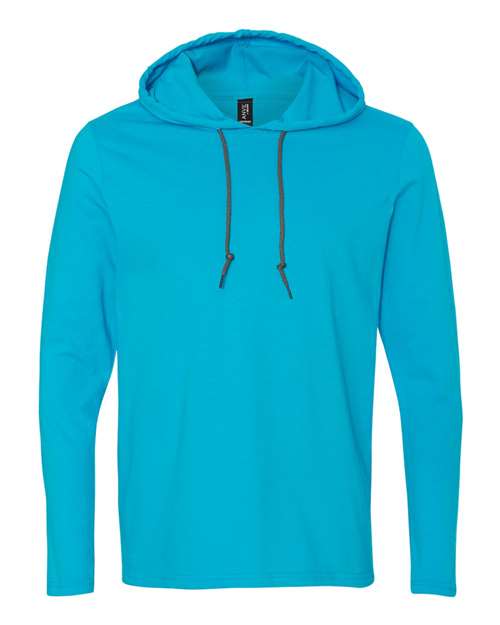 Gildan - Softstyle® Lightweight Hooded Long Sleeve T-Shirt - 987