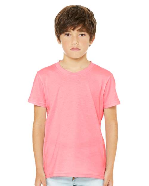 BELLA + CANVAS - Youth CVC Jersey Tee - 3001YCVC