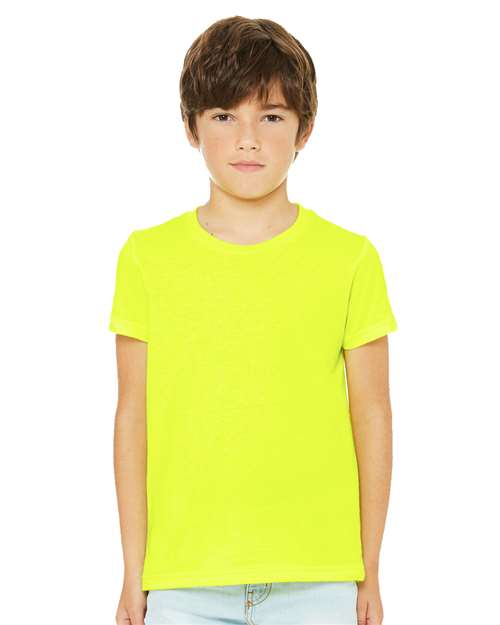 BELLA + CANVAS - Youth CVC Jersey Tee - 3001YCVC