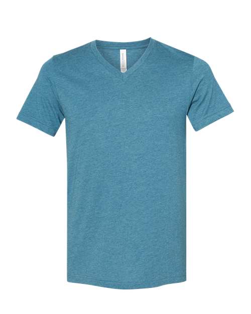 BELLA + CANVAS - Heather CVC V-Neck Tee - 3005CVC