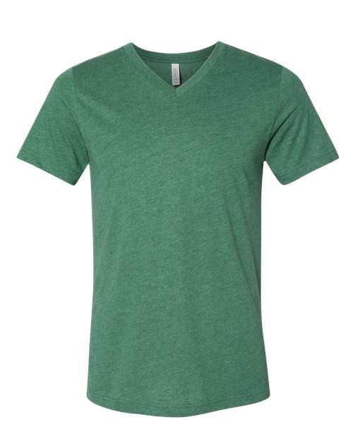 BELLA + CANVAS - Heather CVC V-Neck Tee - 3005CVC