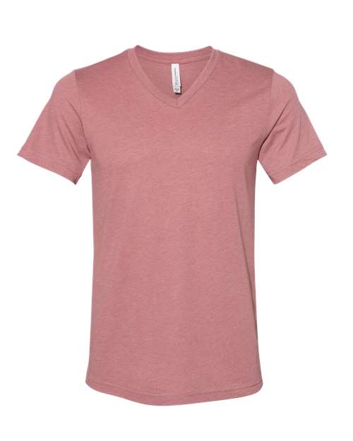 BELLA + CANVAS - Heather CVC V-Neck Tee - 3005CVC