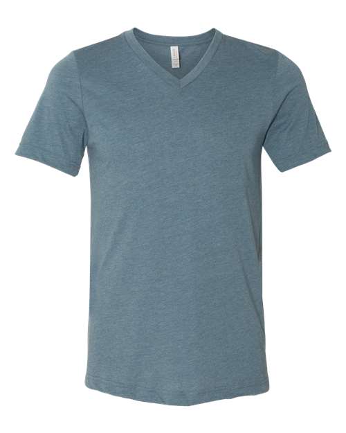 BELLA + CANVAS - Heather CVC V-Neck Tee - 3005CVC