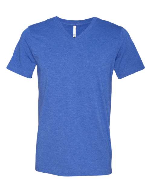 BELLA + CANVAS - Heather CVC V-Neck Tee - 3005CVC