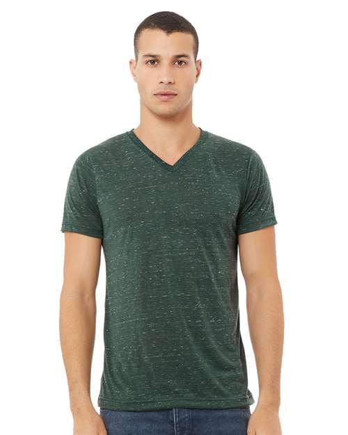 BELLA + CANVAS - Textured Jersey V-Neck Tee - 3655