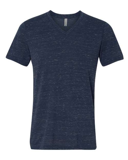 BELLA + CANVAS - Textured Jersey V-Neck Tee - 3655