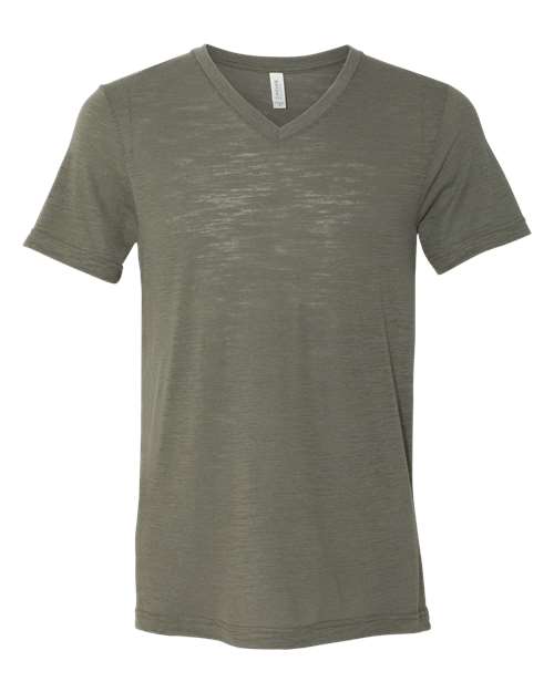 BELLA + CANVAS - Textured Jersey V-Neck Tee - 3655