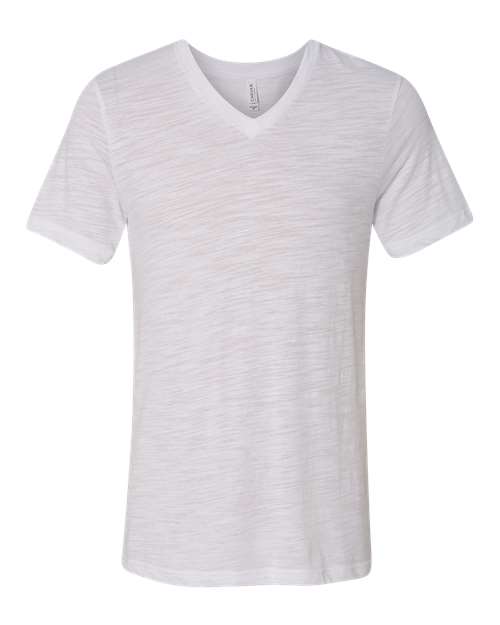 BELLA + CANVAS - Textured Jersey V-Neck Tee - 3655