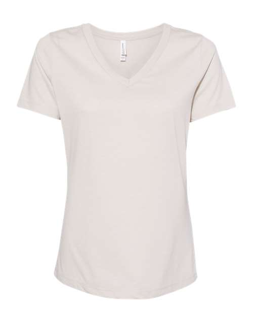 BELLA + CANVAS - Women's Relaxed Heather CVC V-Neck Tee - 6405CVC