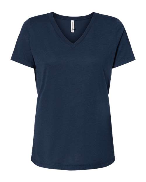 BELLA + CANVAS - Women's Relaxed Triblend Short Sleeve V-Neck Tee - 6415