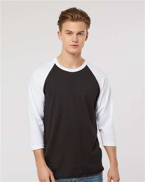 Tultex 245 Unisex Fine Jersey Raglan T-Shirt