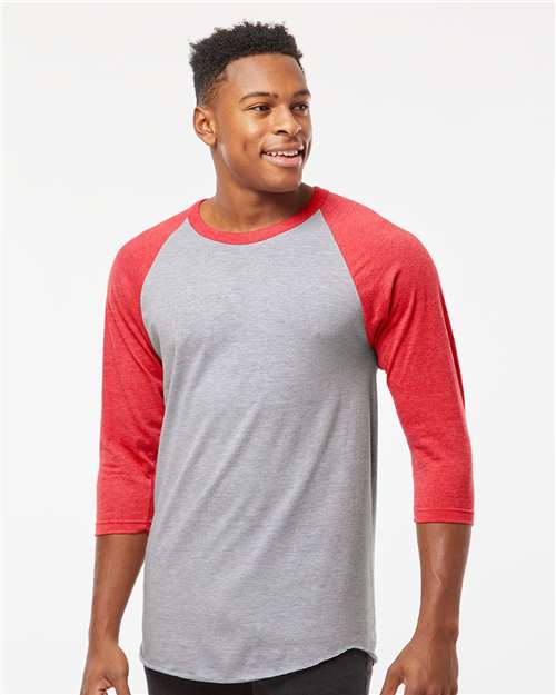 Tultex 245 Unisex Fine Jersey Raglan T-Shirt