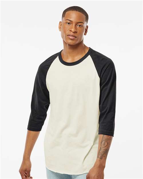 Tultex 245 Unisex Fine Jersey Raglan T-Shirt