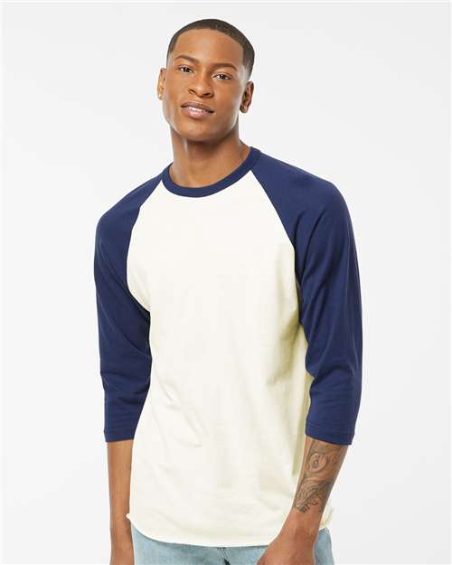 Tultex 245 Unisex Fine Jersey Raglan T-Shirt