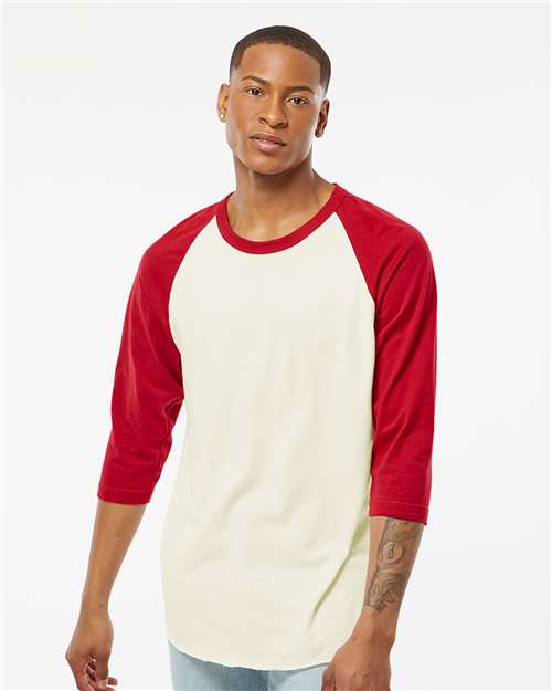 Tultex 245 Unisex Fine Jersey Raglan T-Shirt