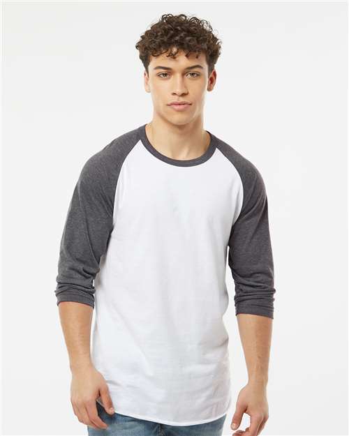 Tultex 245 Unisex Fine Jersey Raglan T-Shirt