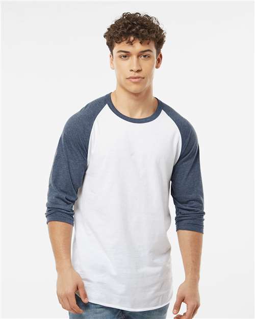 Tultex 245 Unisex Fine Jersey Raglan T-Shirt