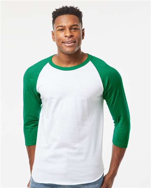 Tultex - Unisex Fine Jersey Raglan T-Shirt - 245