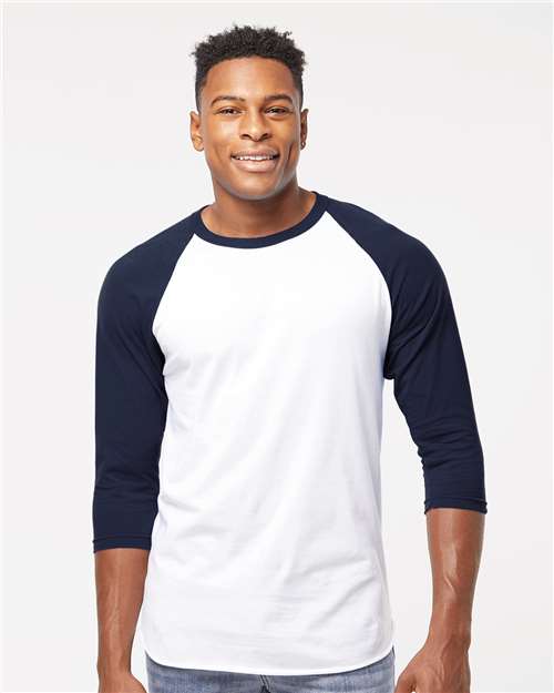 Tultex 245 Unisex Fine Jersey Raglan T-Shirt
