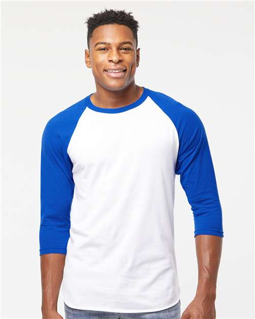 Tultex 245 Unisex Fine Jersey Raglan T-Shirt