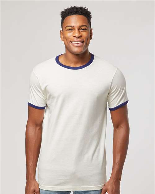Tultex 246 Unisex Fine Jersey Ringer T-Shirt