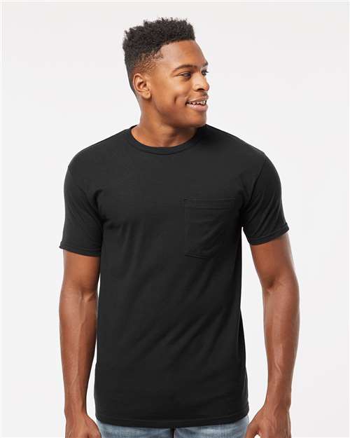 Tultex - Unisex Heavyweight Jersey Pocket T-Shirt - 293