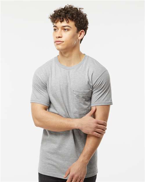 Tultex - Unisex Heavyweight Jersey Pocket T-Shirt - 293