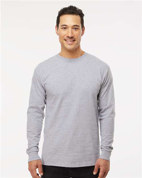 M&O 4820 Unisex Gold Soft Touch Long Sleeve T-Shirt