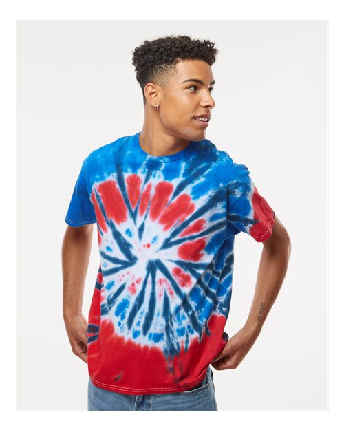 Colortone - Unisex Multi-Color Tie-Dyed T-Shirt - 1000