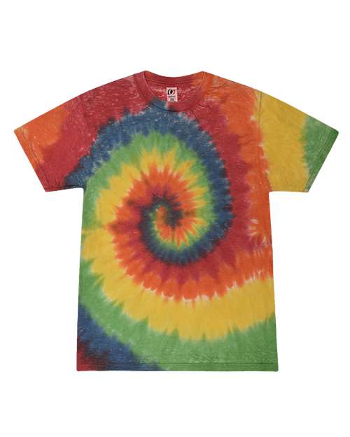 Colortone 1090 Unisex Festival Tie-Dyed Burnout T-Shirt