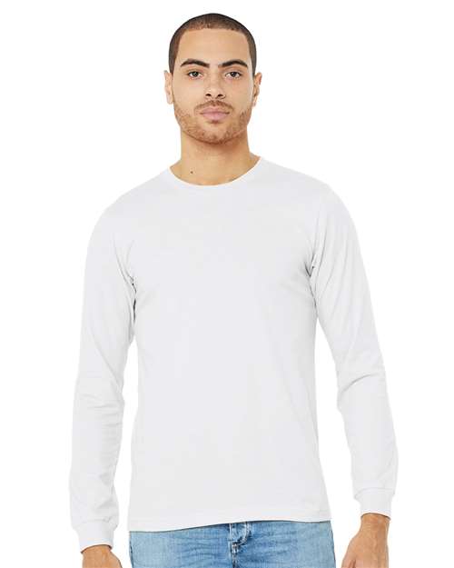 BELLA + CANVAS - Heather CVC Long Sleeve Tee - 3501CVC