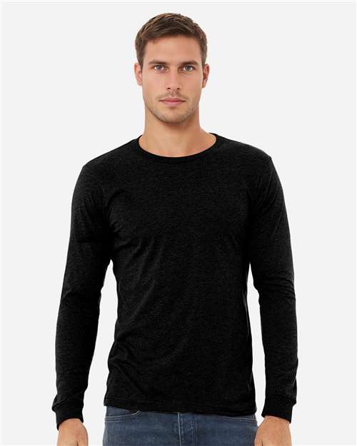 BELLA + CANVAS 3501CVC Heather CVC Long Sleeve Tee