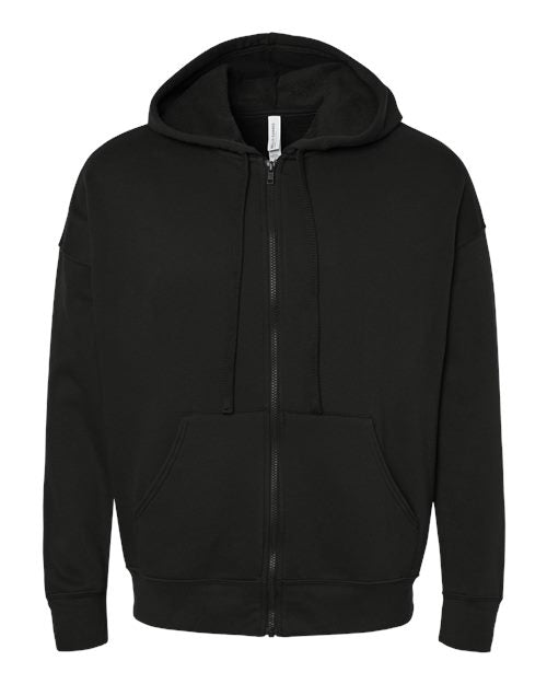 BELLA + CANVAS 3759 Unisex Sponge Fleece DTM Full-Zip Hoodie Sweatshirt