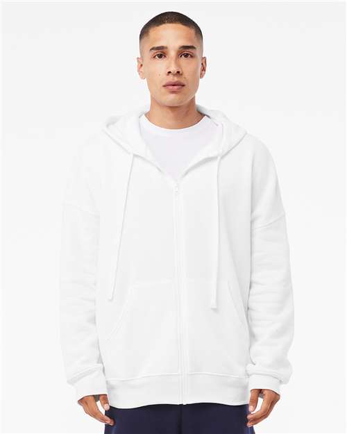 BELLA + CANVAS 3759 Unisex Sponge Fleece DTM Full-Zip Hoodie Sweatshirt