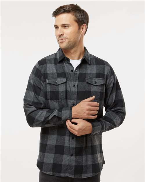 Burnside - Yarn-Dyed Long Sleeve Flannel Shirt - 8210