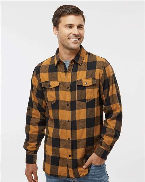 Burnside - Yarn-Dyed Long Sleeve Flannel Shirt - 8210