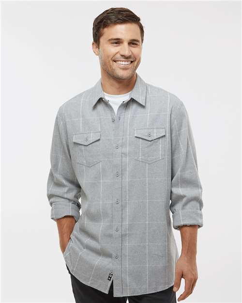 Burnside - Yarn-Dyed Long Sleeve Flannel Shirt - 8210