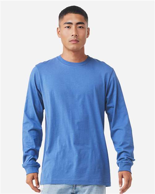 BELLA + CANVAS - Heather CVC Long Sleeve Tee - 3501CVC