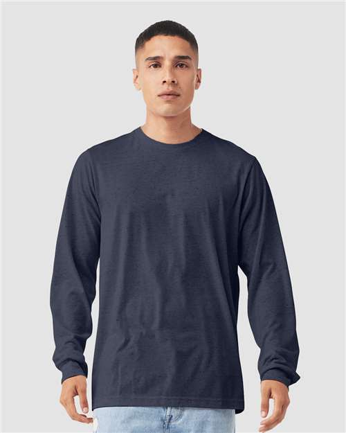 BELLA + CANVAS 3501CVC Heather CVC Long Sleeve Tee