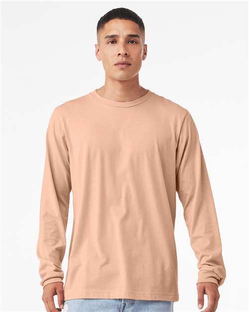 BELLA + CANVAS 3501CVC Heather CVC Long Sleeve Tee
