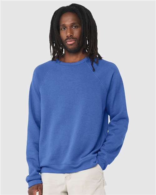 BELLA + CANVAS - Sponge Fleece Raglan Crewneck Sweatshirt - 3901