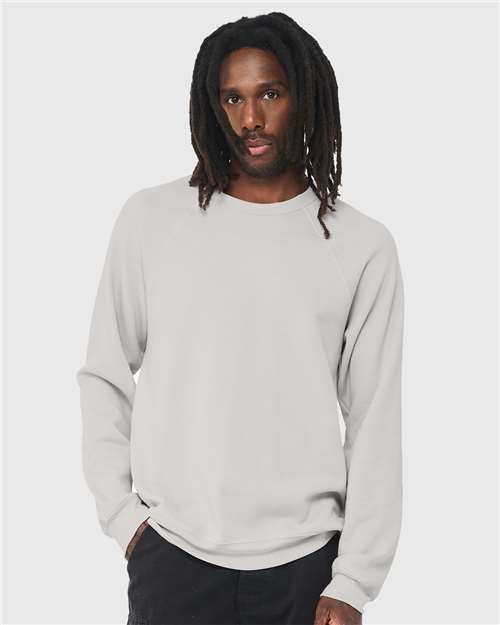 BELLA + CANVAS 3901 Unisex Sponge Fleece Raglan Crewneck Sweatshirt