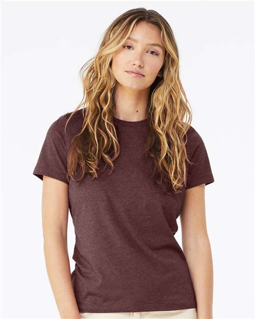 BELLA + CANVAS 6400CVC Women’s Relaxed Fit Heather CVC Tee